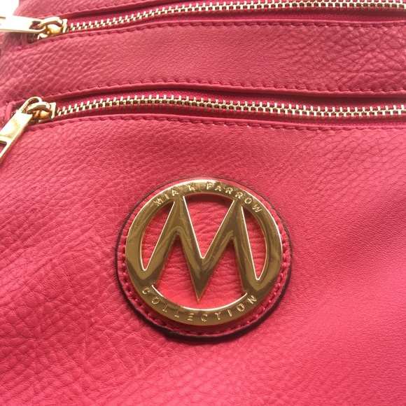 Fuschia Mia K Farrow Crossbody Bag - Picture 5 of 5